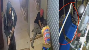 Akwatia Phone Shop Robbery: Video of the third guy holding a gun during the robbery emerges