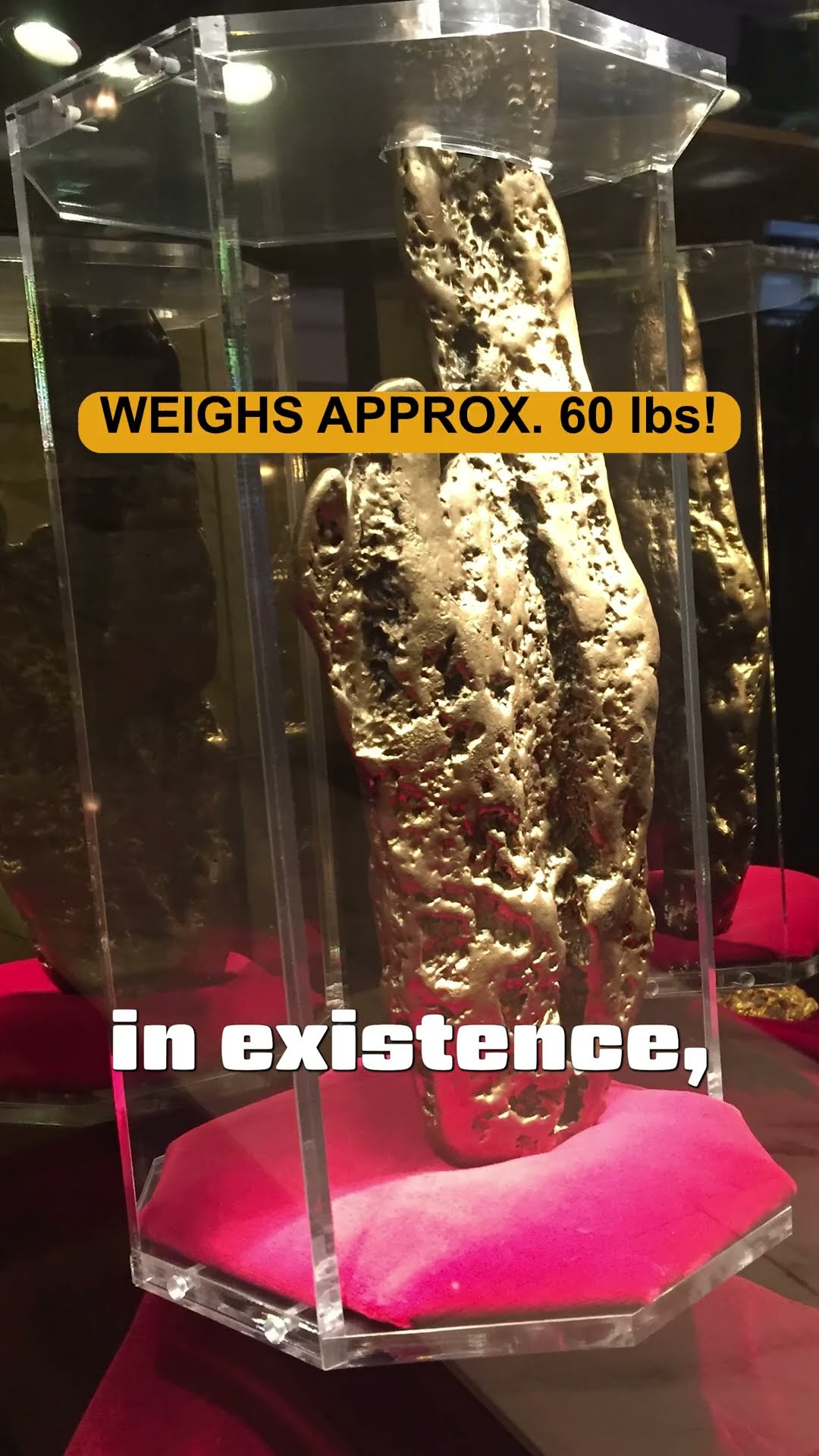 The Largest Gold Nugget in Existence is On Display in Las Vegas