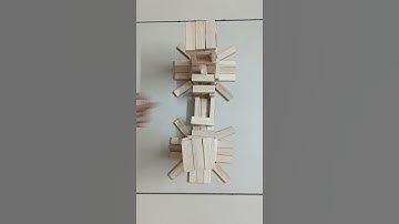 New Jenga Blocks Design Idea 💡 Building something unique with Jenga wooden blocks #jenga #jengagame