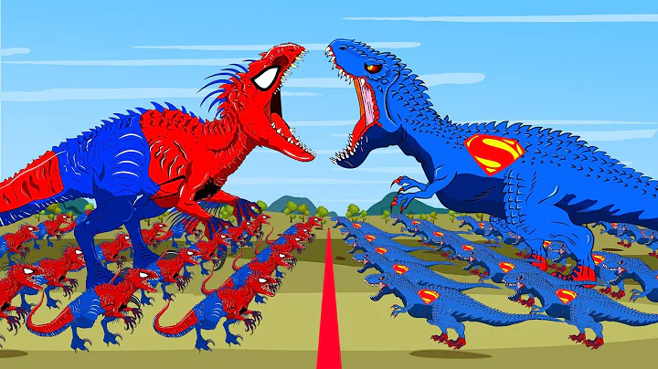 Spider Man T-Rex vs Dinosaurs Indomirus Rex: Who I...