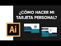 Como diseñar mi tarjeta personal  | Adobe Illustrator CC | 3 Tarjetas GRATIS