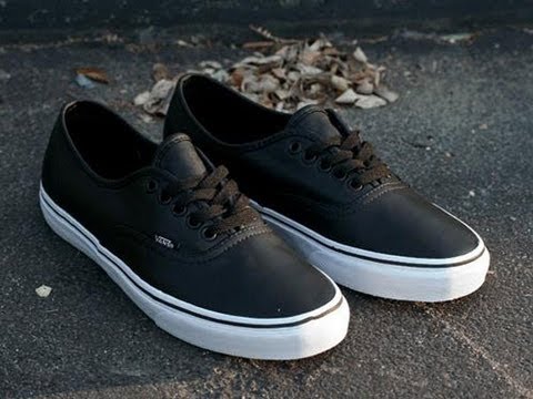 vans leather shoes