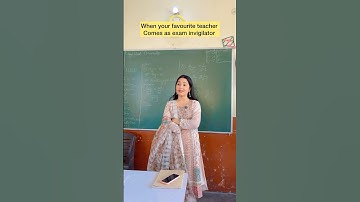 When your favourite teacher Comes to take exam 😂 #shorts #viral #explorepage