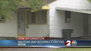 Man found dead on Dayton sidewalk identified