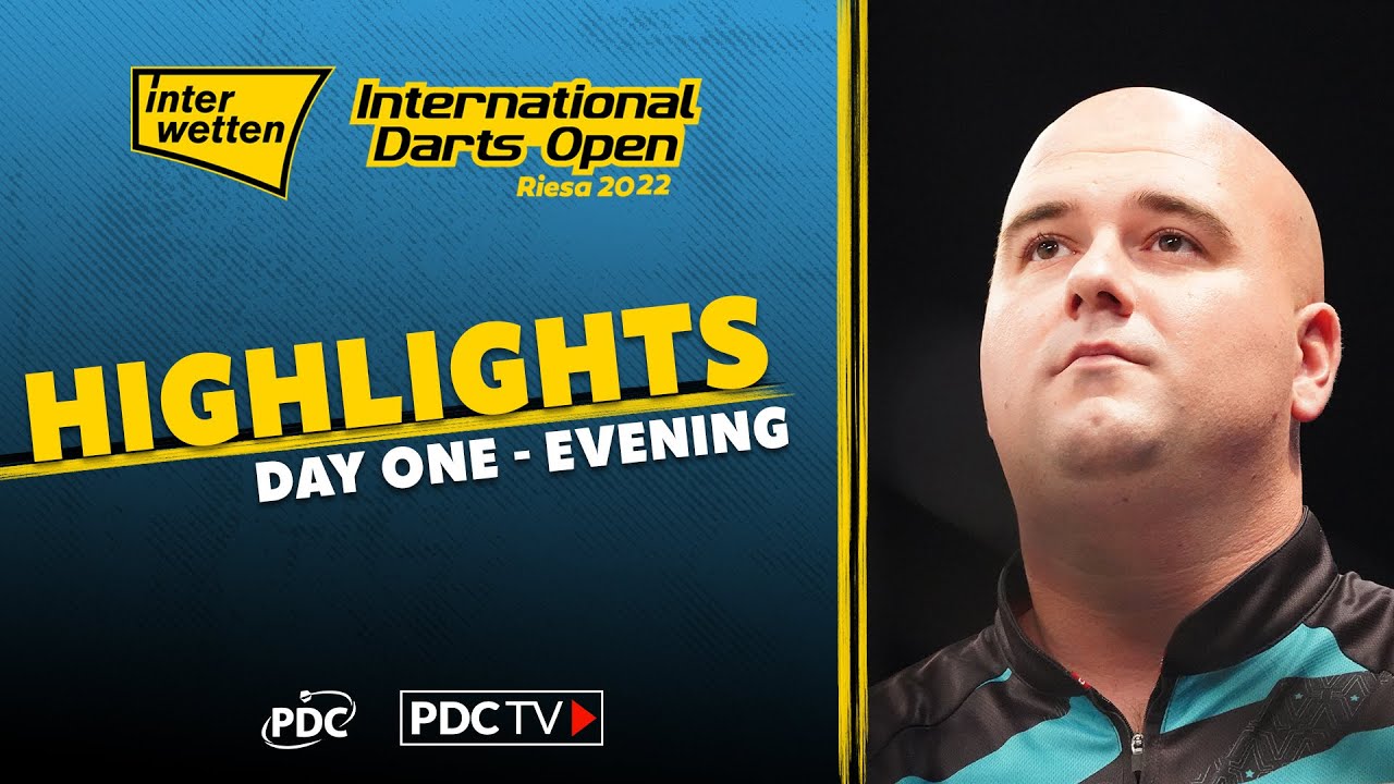 A CRUSHING DEFEAT! Day One Evening Highlights 2022 International Darts Open