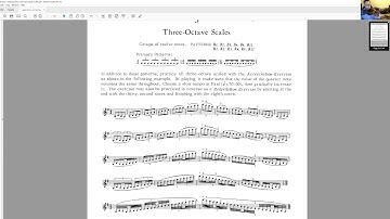 3 octave scales with acceleration