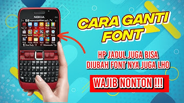 Symbian OS Nokia e63 | How to Change Font s60v3 FP 1 | how to change the font of Nokia E63
