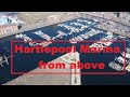 Hartlepool Marina from above 2022