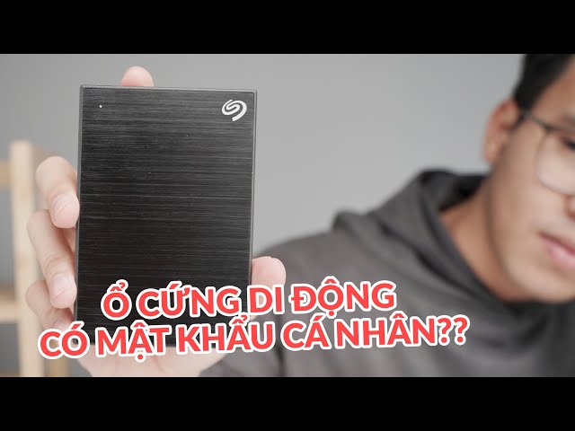 Ổ cứng Seagate One Touch With Password 1T - Bảo mật, nhanh, gọn, tiện | Cellphones