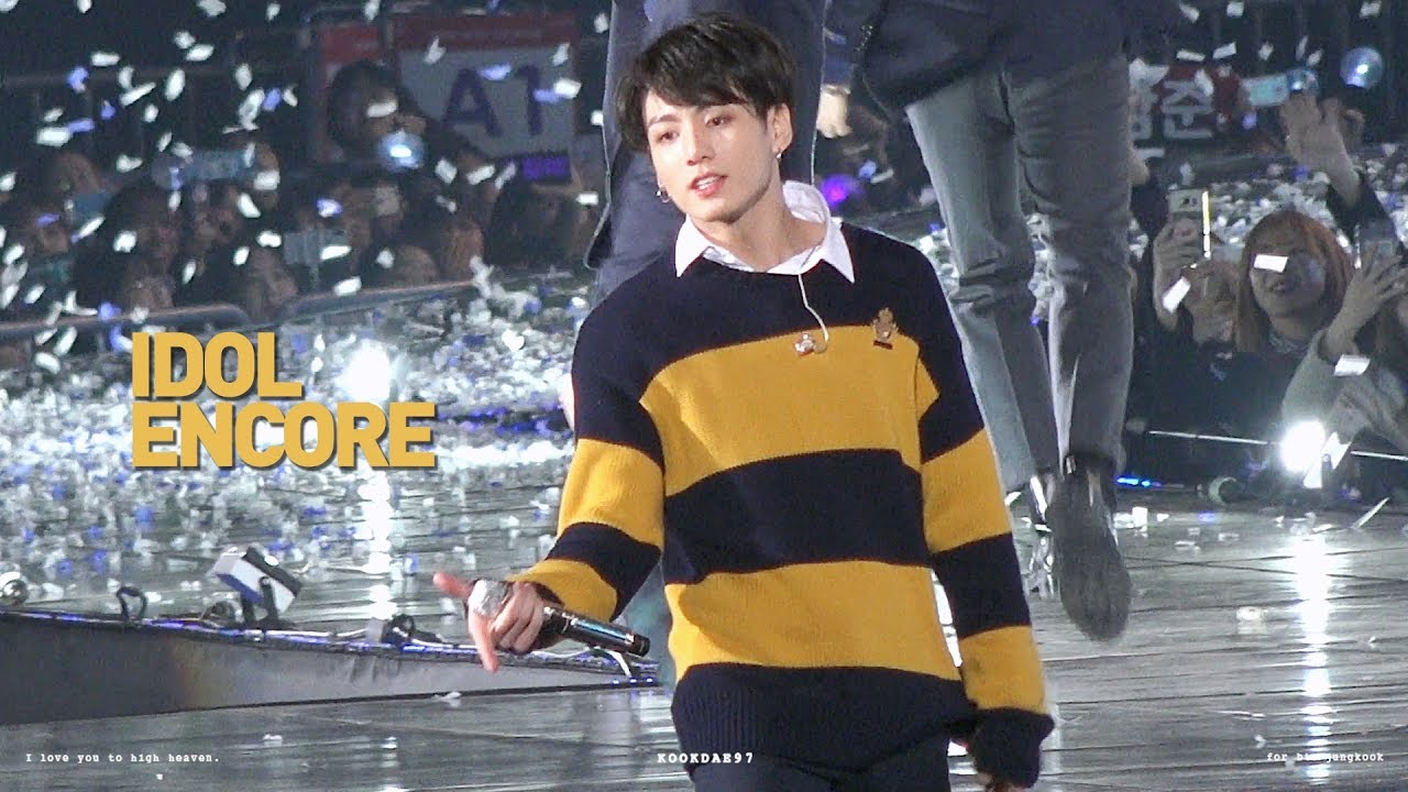 190115 SMA 서울가요대상 IDOL Encore 방탄소년단 정국 직캠 (JUNGKOOK FOCUS)