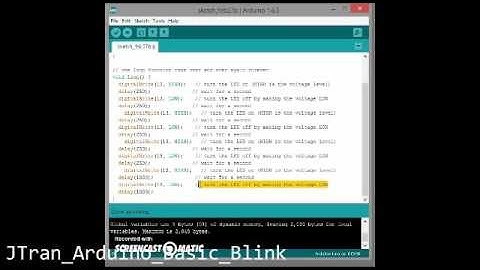 EE 292 | Arduino Basic | Blink | Justin Tran