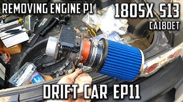EP11 180sx | Engine Removal P1 | Drift Car Build | CA18DET