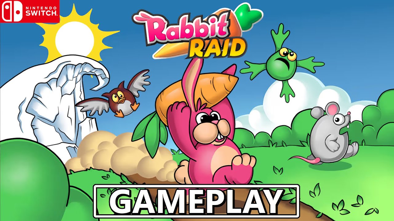 Nentendo Rabbit Rabbit Raid Nintendo Switch Gameplay - YouTube