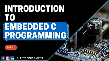 Introduction to Embedded C Programming | Tutorial for beginners | ST Microcontroller | Part 1