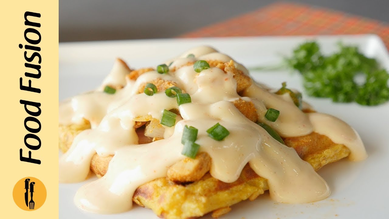Loaded Achari Waffles Recipe On Food Fusion Youtube Loaded Achari Waffles Recipe On Food Fusion Youtube