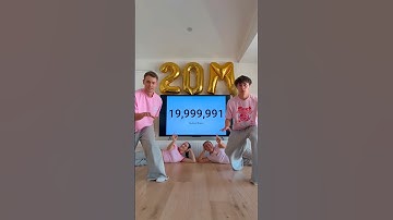 WE CAN’T BELIEVE WE JUST HIT 20M FAMILY MEMBERS! 🥹 - #challenge #game #couple #funny #shorts