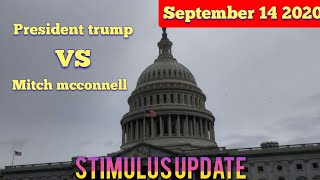Optimistic' About an Approved Second Stimulus Check- president trump VS Mitch McConnell