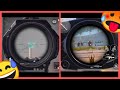 PUBG Mobile vs Free Fire - Recoil test [AK & M249 + 4x & 6x scope]