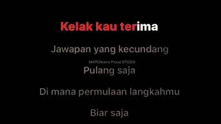 BIARKAN BERLALU   Wings    Karaoke Version