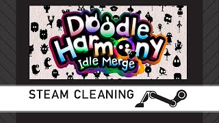 Steam Cleaning - Doodle Harmony Idle Merge screenshot 2