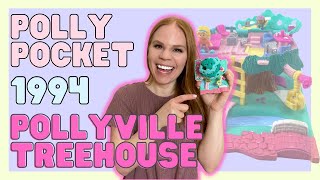 TOY TOUR: 1994 Pollyville Treehouse | Vintage Polly Pocket Collection