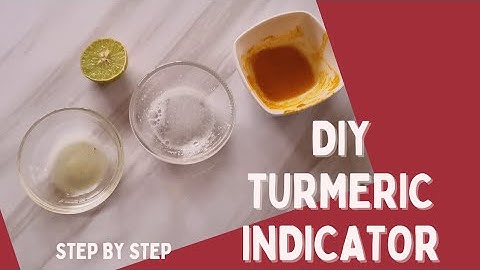 Make this turmeric indicator at home and see the results | School Experiment