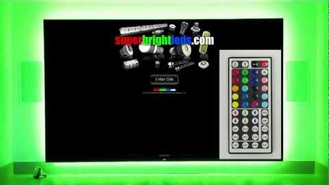 RGB Controller with IR Remote Color Modes Demo LDIR-RGB3