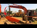 Tata hitachi Excavator Main Boom Stick Change // Amazing Technology process