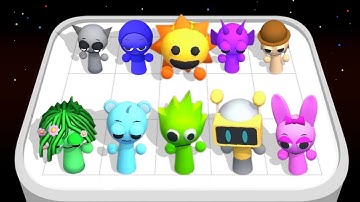 SPRANKY RUN: MERGE MASTER - Horror Sprunki Run, Merge Game Part 03