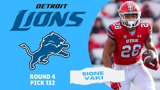 Sione Vaki Gets Drafted