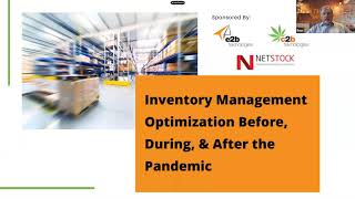 Inventory Management Optimization Before, During, & After the Pandemic by e2b teknologies 406 views 3 years ago 26 minutes