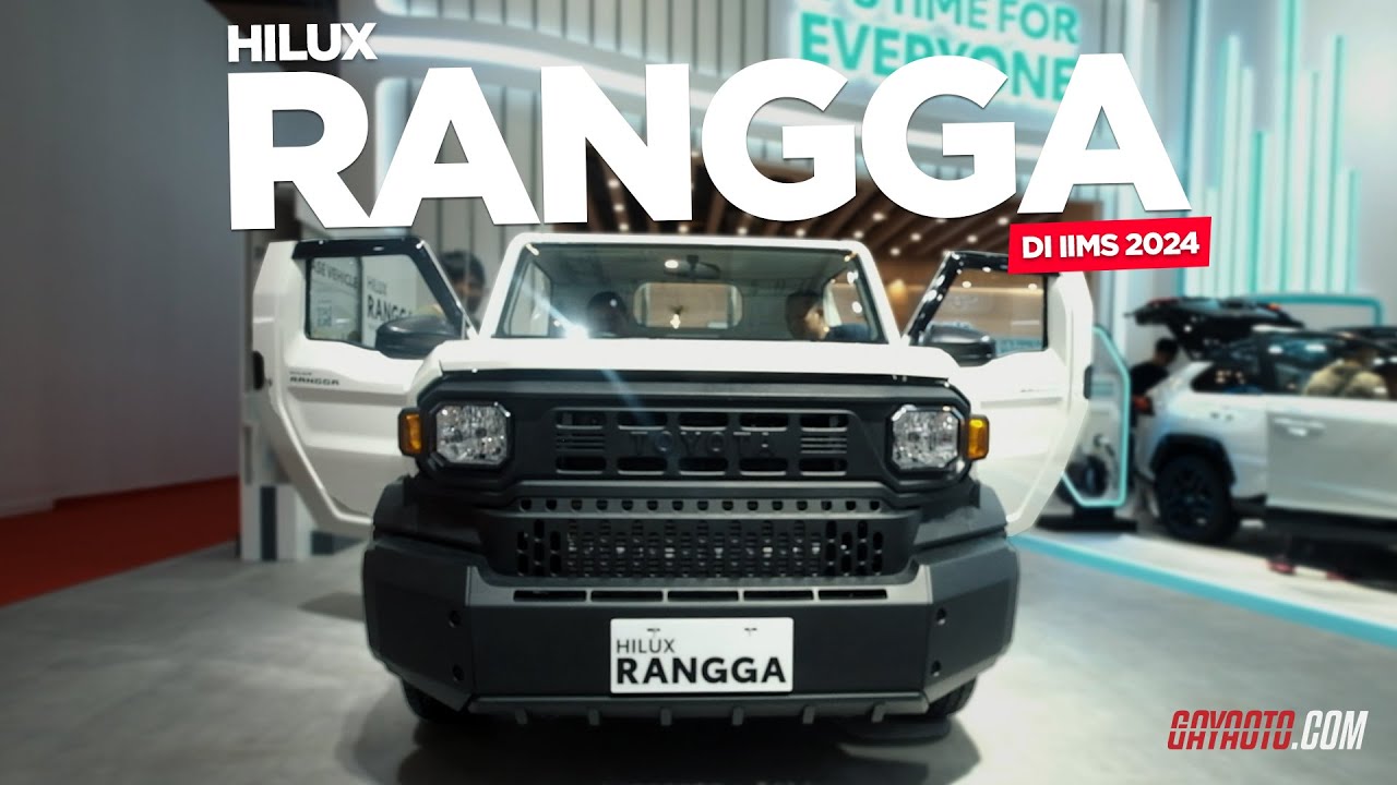 FIRST IMPRESSION : TOYOTA HILUX RANGGA IIMS 2024 - YouTube
