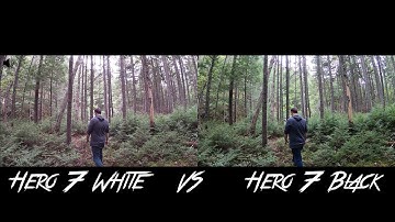GoPro Hero 7 White VS Hero 7 Black - Stabilization & Color Comparison #GoPro