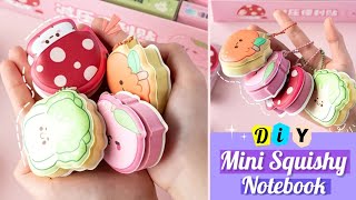 How to make mini squishy notebook without cotton _ DIY squishy notebook without cotton