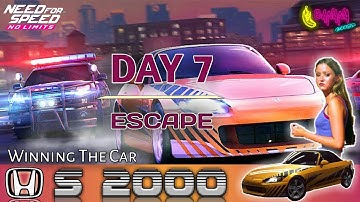 NFS No Limits: Honda S2000 (Winning The Car) | Blackridge Breakout (Day 7 - Escape)