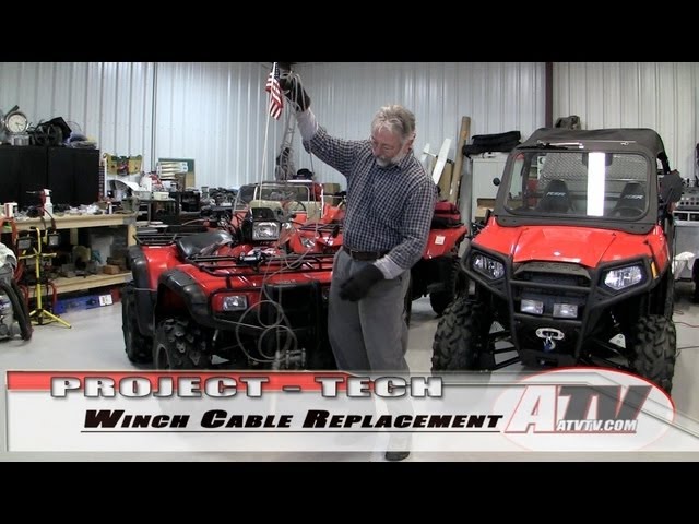 ATV Television - Installing an ATV Synthetic Winch Cable 