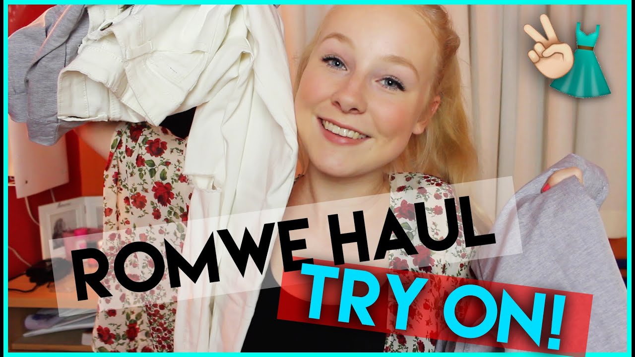 ROMWE TRY-ON HAUL! ♡ [small]