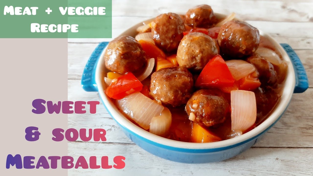 SWEET AND SOUR MEATBALLS Filipino Recipe Meat with Vegetables