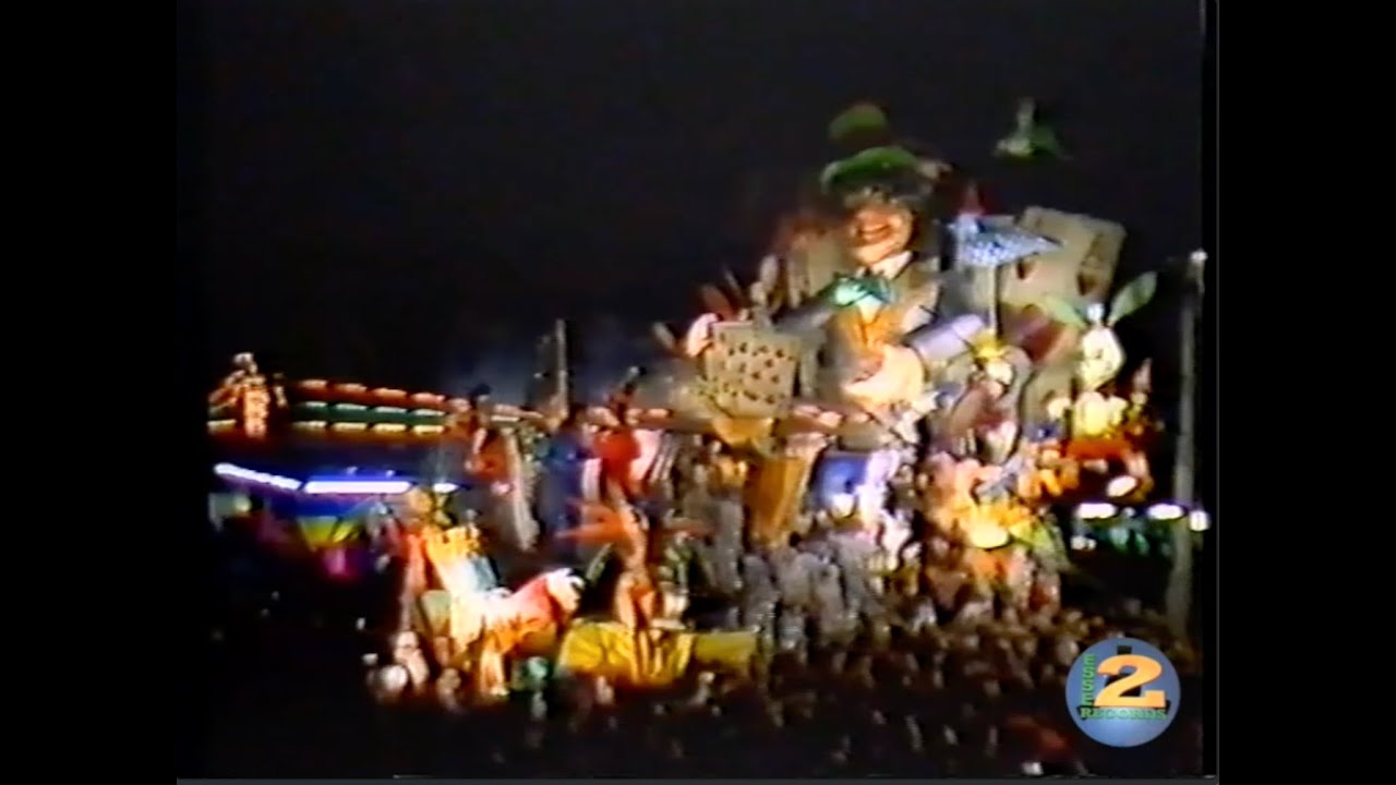 Carnevale di Sciacca 1988 - Carro Allegorico: Il trucco c'è (recita)