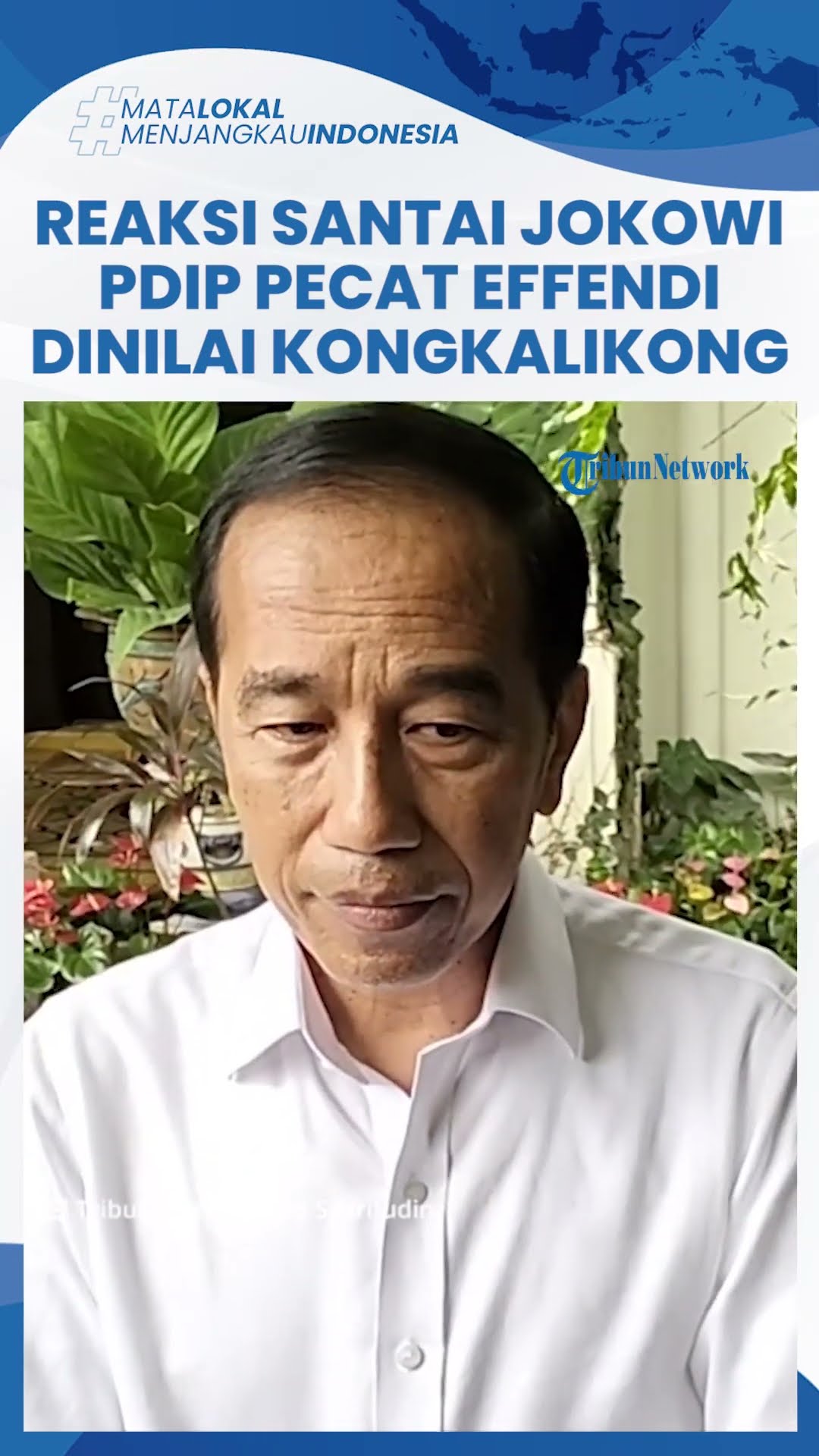 Reaksi Santai Jokowi seusai PDIP Pecat Effendi Simbolon Dinilai Kongkalikong dengan Jokowi