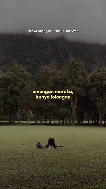 Hanya lolongan - Nabila Taqiyyah #liriklagu #musik_story #shorts