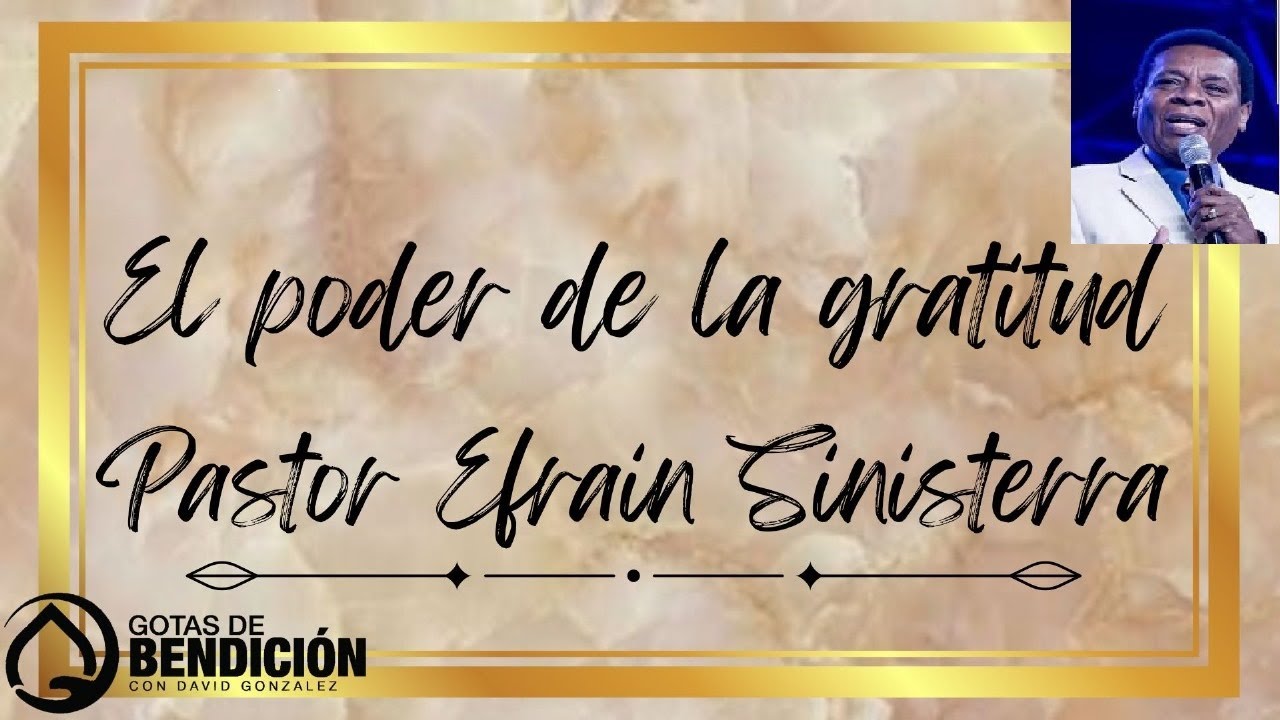 EL PODER DE LA GRATITUD / GOTAS DE BENDICION / 21 AGOSTO 2024 - YouTube