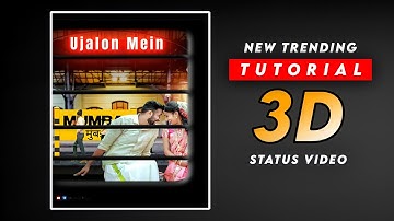 3D Train Moving Status Editing | Alight Motion Train Video Editing In Mumbai | Status Making Video