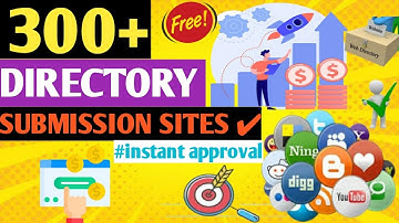 300+ Free Directory Submission Sites List | How to do Directory Submission to your Site | SEO |