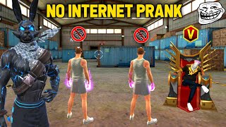 Funny No Internet Prank With Black bunny Bundle | Prank with Golden Hip Hop | Garena Free Fire ?