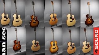 11 Taylor Guitars Comparison - 914 Vs 814 vs 714 vs 514 and many more