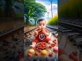 ❤️ Evolution of Baby: Hungry Train Attacks Baby for Food! 🍲😱 #cat #cute #shorts Cute Baby 40