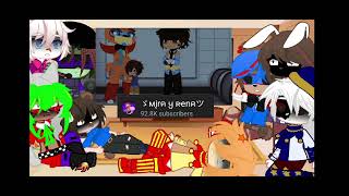 °♤♡security breach reacts to glamike/gacha club♡♤°