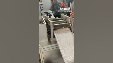 Adjusting video of KN95 blank face mask slicing cutting forming making production machinery