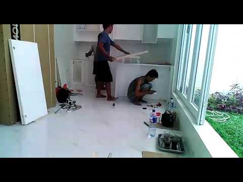 Timelapse instalasi Kitchen set Duco Classic